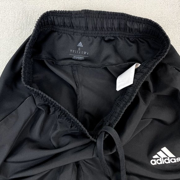 ADIDAS Aeroready Performance Athletic Black Lightweight Track Pants Small - Picture 4 of 8